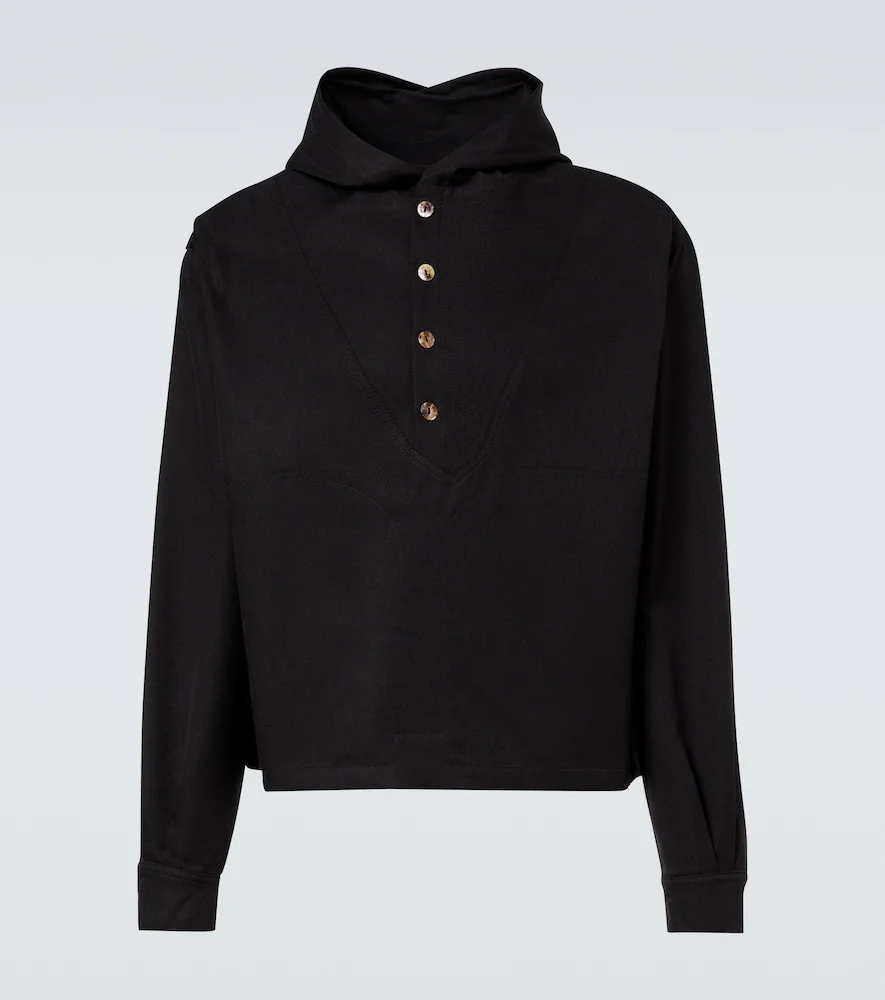 Sweat-shirt à capuche Slatina brodé