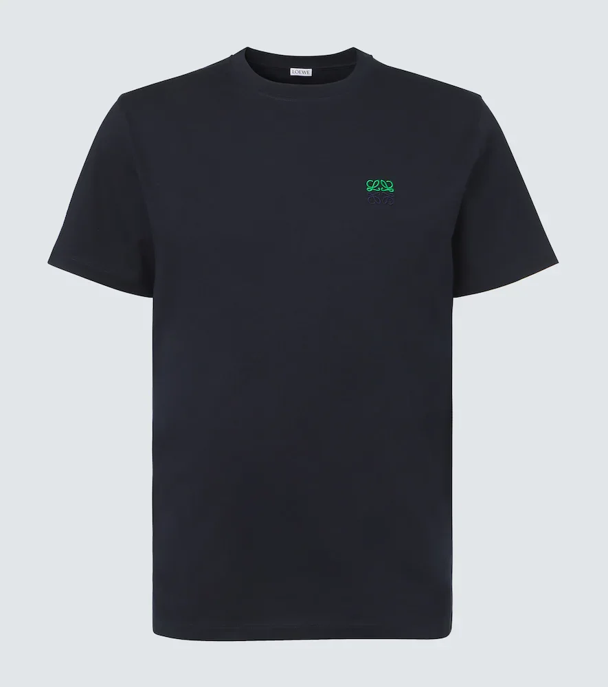 T-shirt en coton à logo brodé