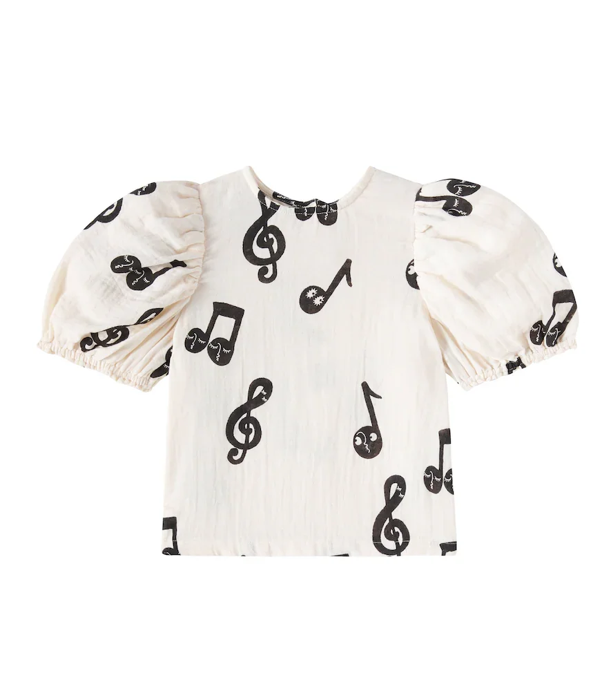 T-shirt Note en coton