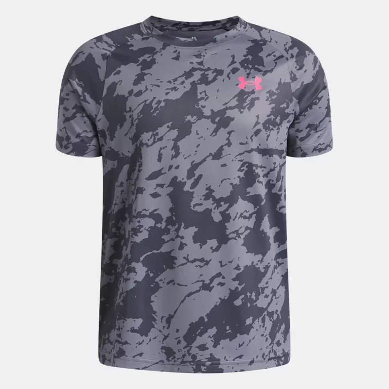 Tech 2.0 Boys' Short Sleeve Castlerock Steel Super Pink YMD (54 - 59 in)