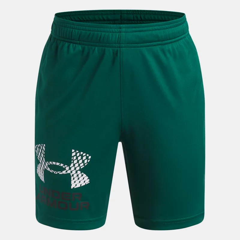 Tech Logo Boys' Shorts Campus Ivy White YSM (50 - 54 in)