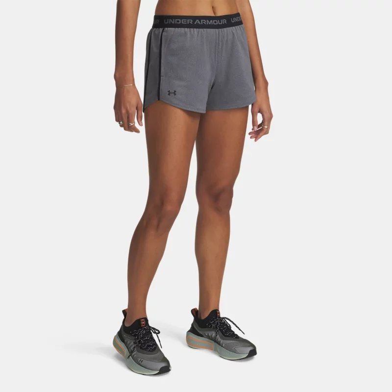 Tech Play Up Women's 3 Shorts Castlerock Black L
