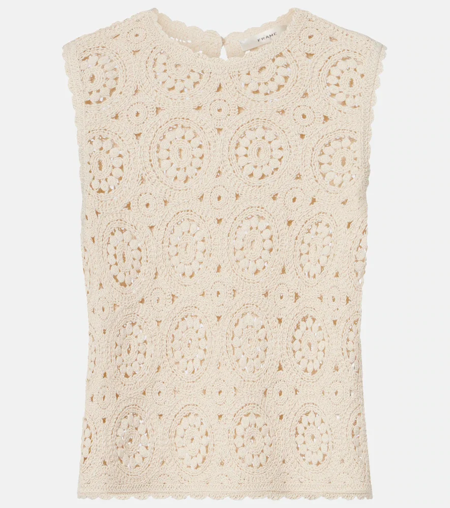 The Crochet cotton top