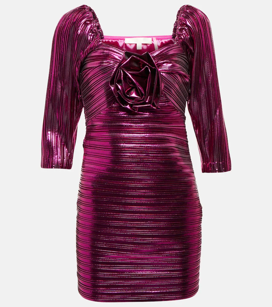 Thompson lamÃ minidress