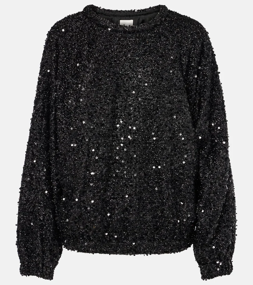 Top Dabia con lentejuelas