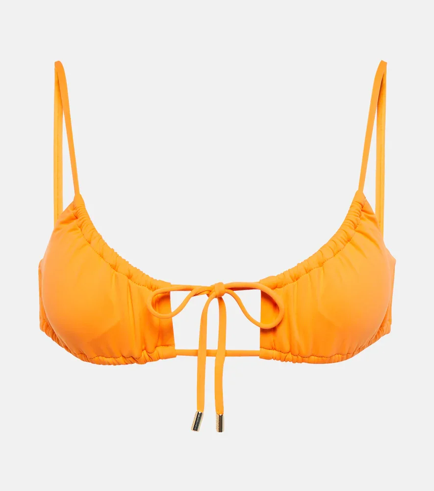 Top de bikini con aberturas
