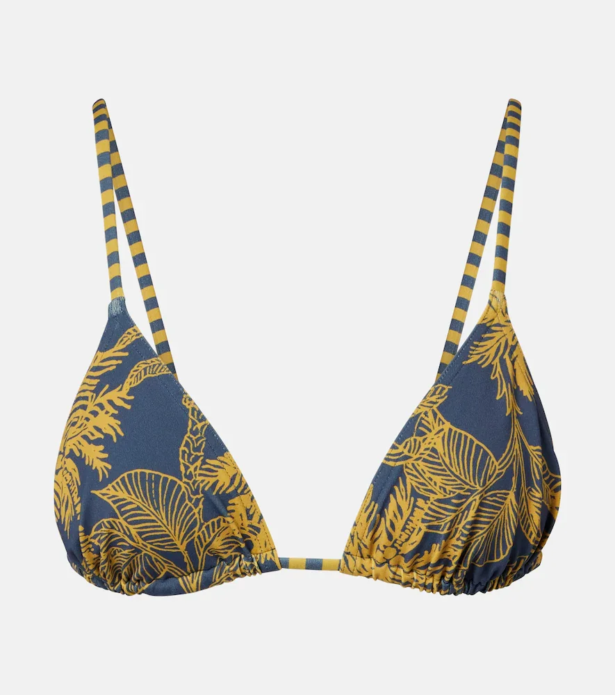 Top de bikini Hamac estampado