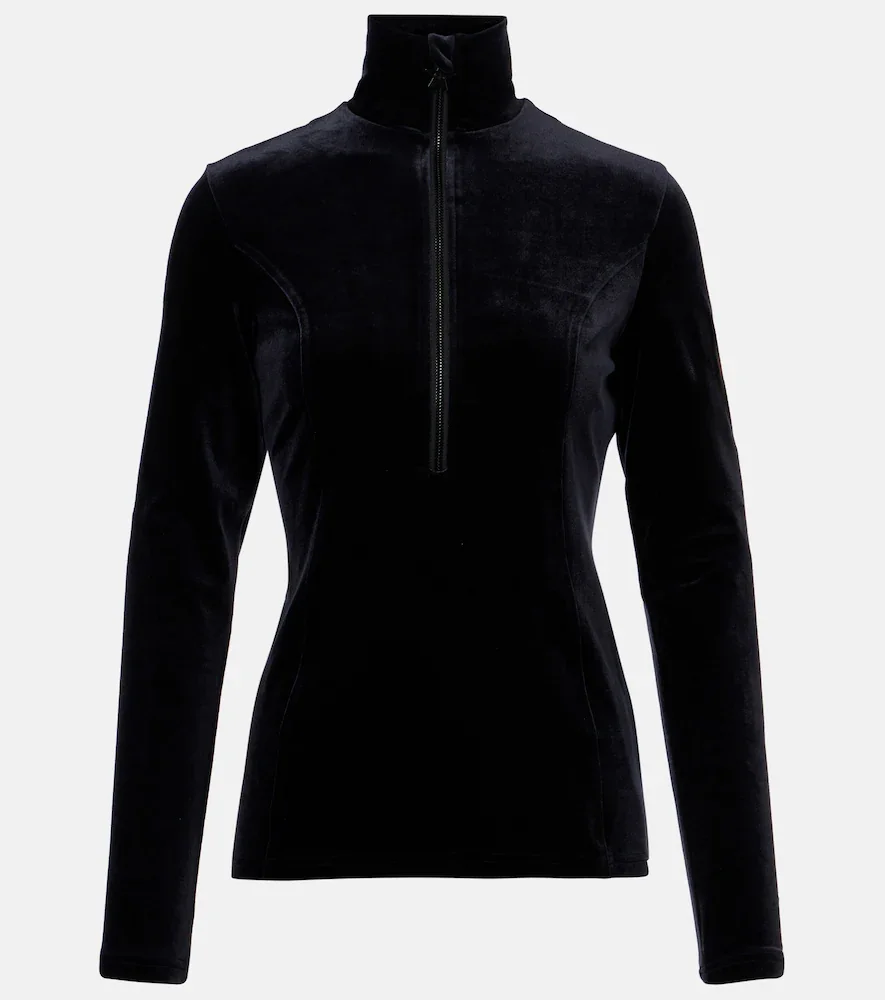 Top de ski Radient en velours