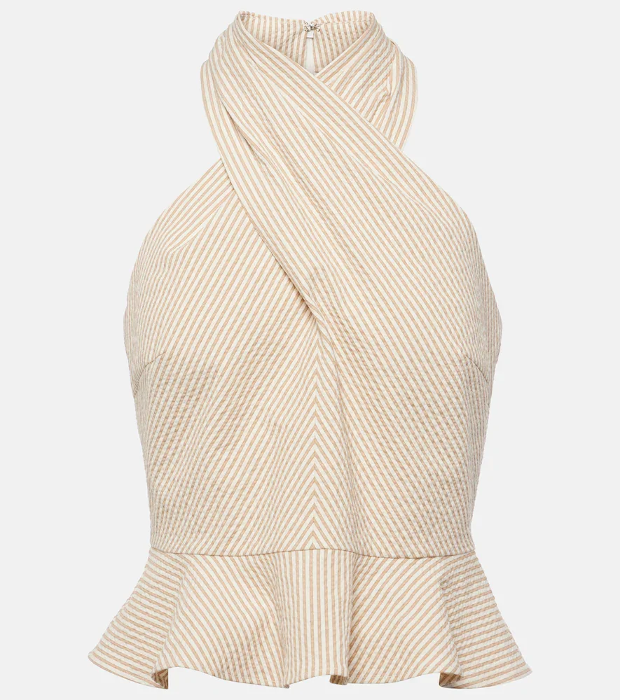 Top Drey rayé en coton