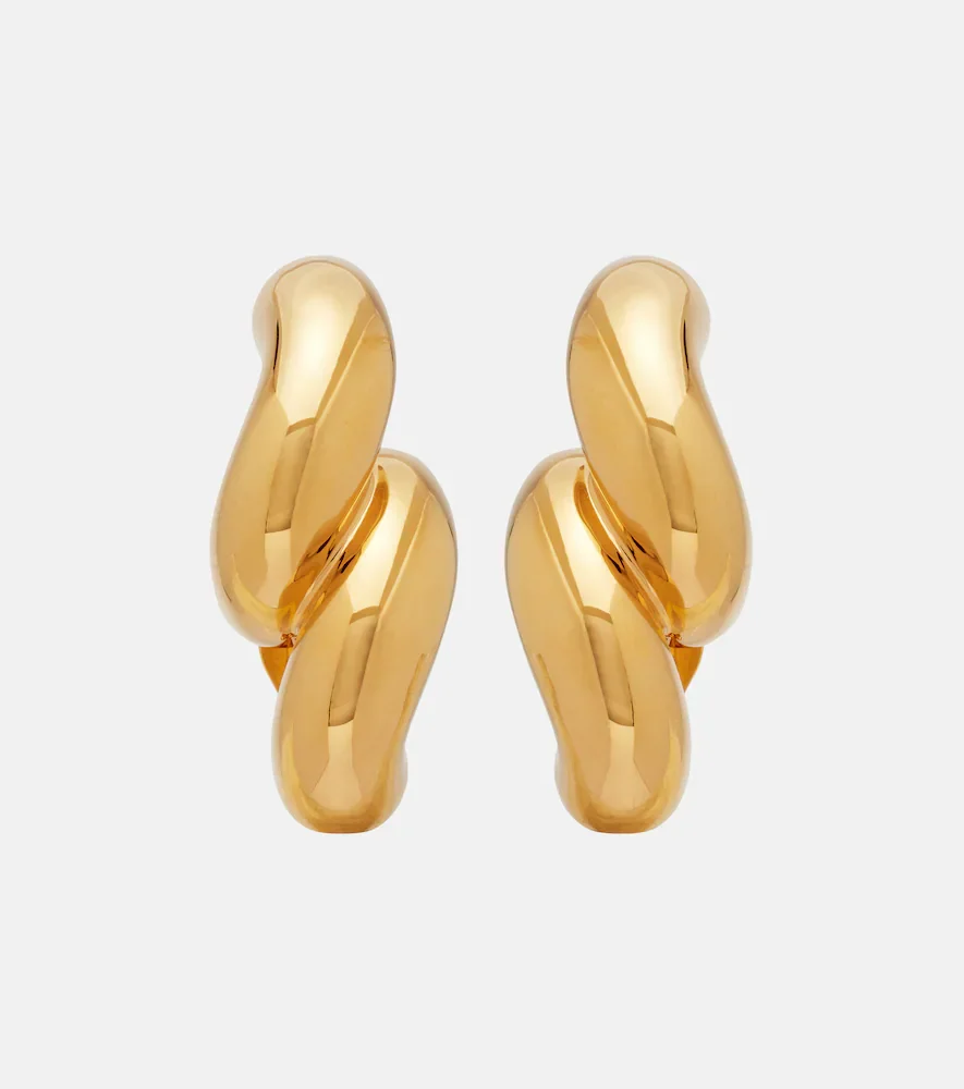 Torsion clip-on earrings