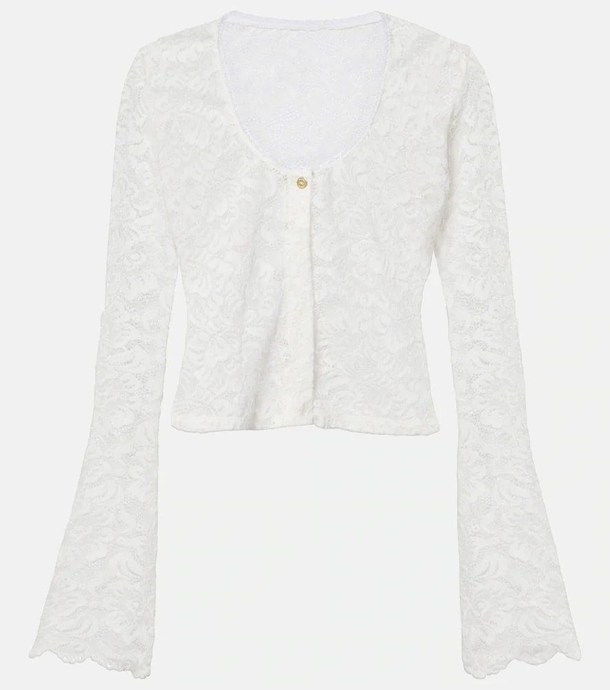 Trista sheer lace cardigan