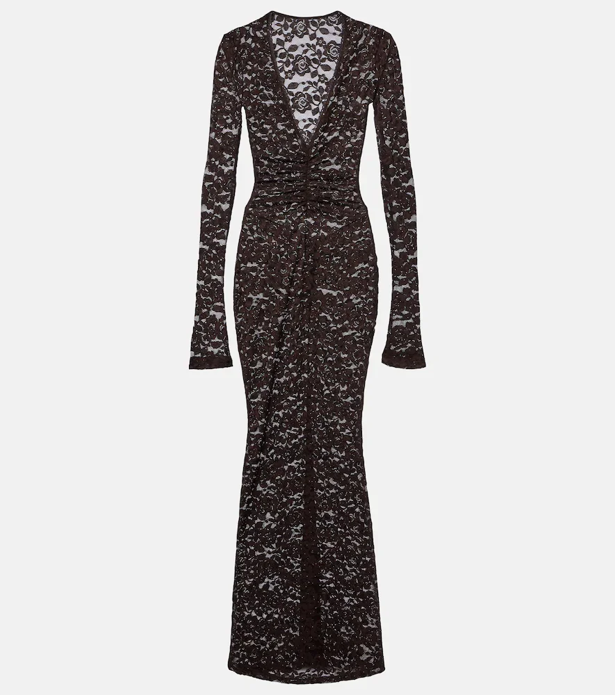 Tyler floral lace maxi dress