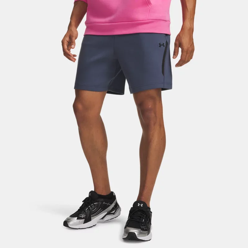 Unstoppable Fleece Men's Shorts Downpour Gray Black S