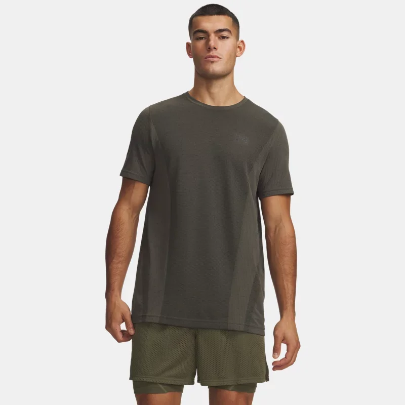 Vanish Seamless Men's Short Sleeve Marine OD Green Ultimate Black L