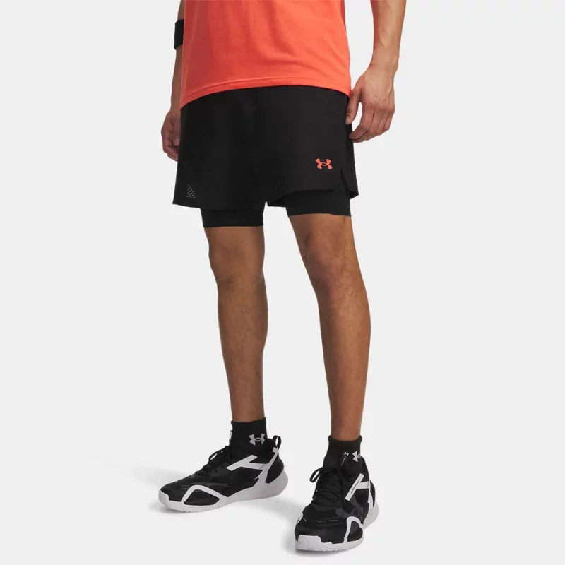 Vanish Woven 2.0 Men's 2-in-1 Shorts Ultimate Black Venom Red Venom Red XL