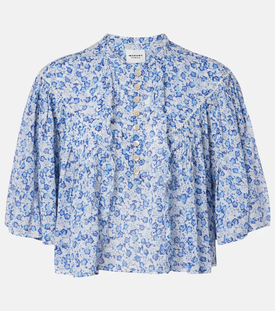 Veelia floral cotton top