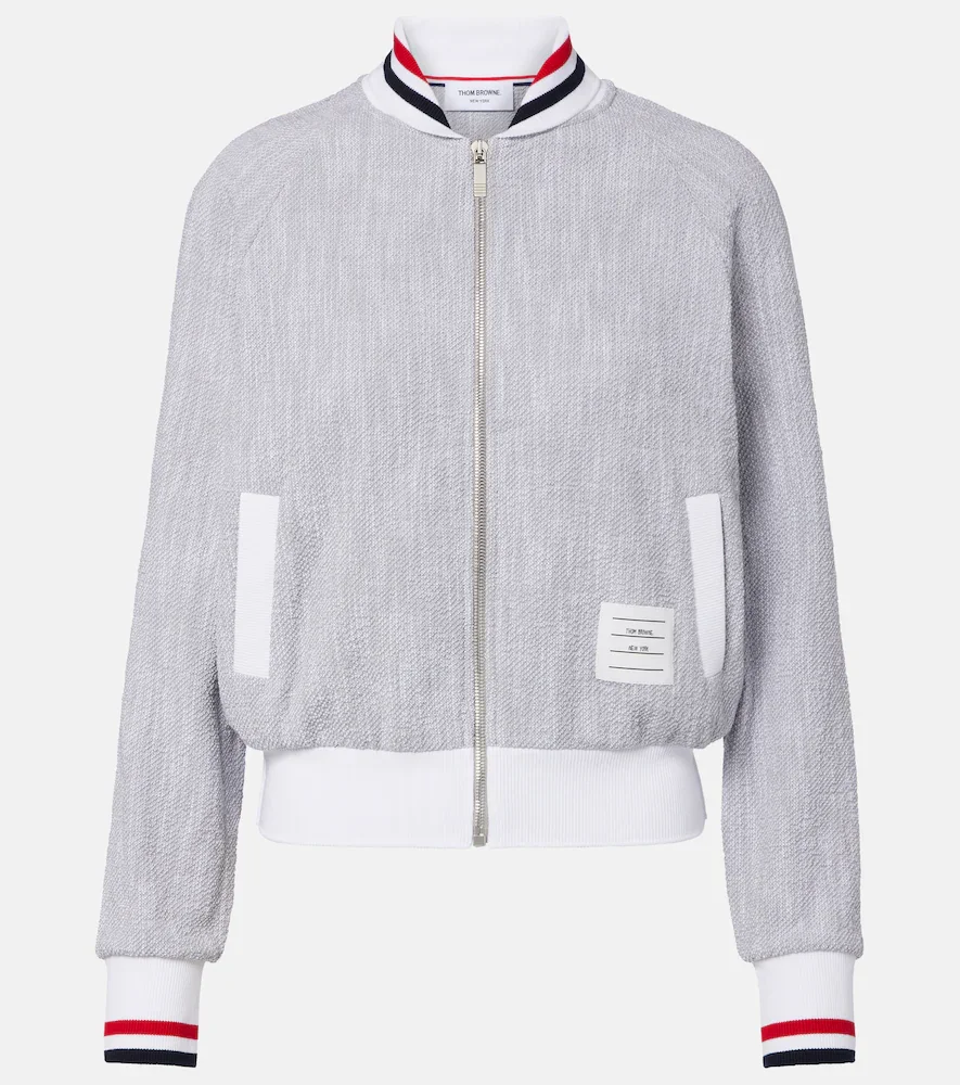 Veste bomber en coton mélangé