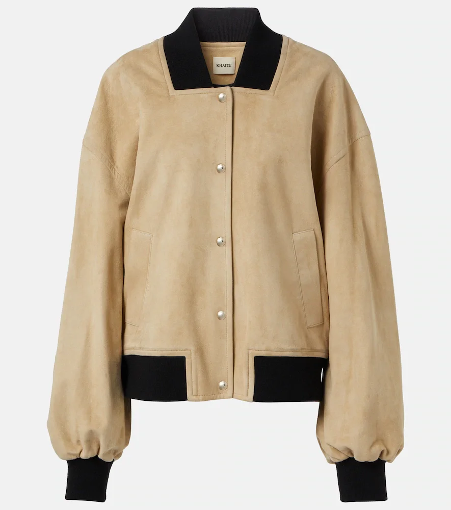 Veste bomber Spence en daim