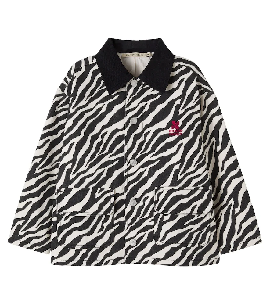 Veste Dakota en coton à imprimé zèbre
