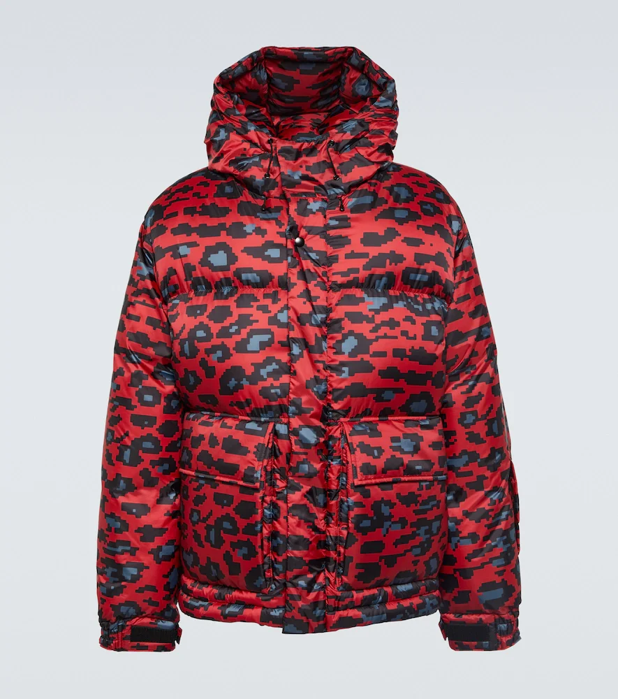 Veste doudoune imprimée