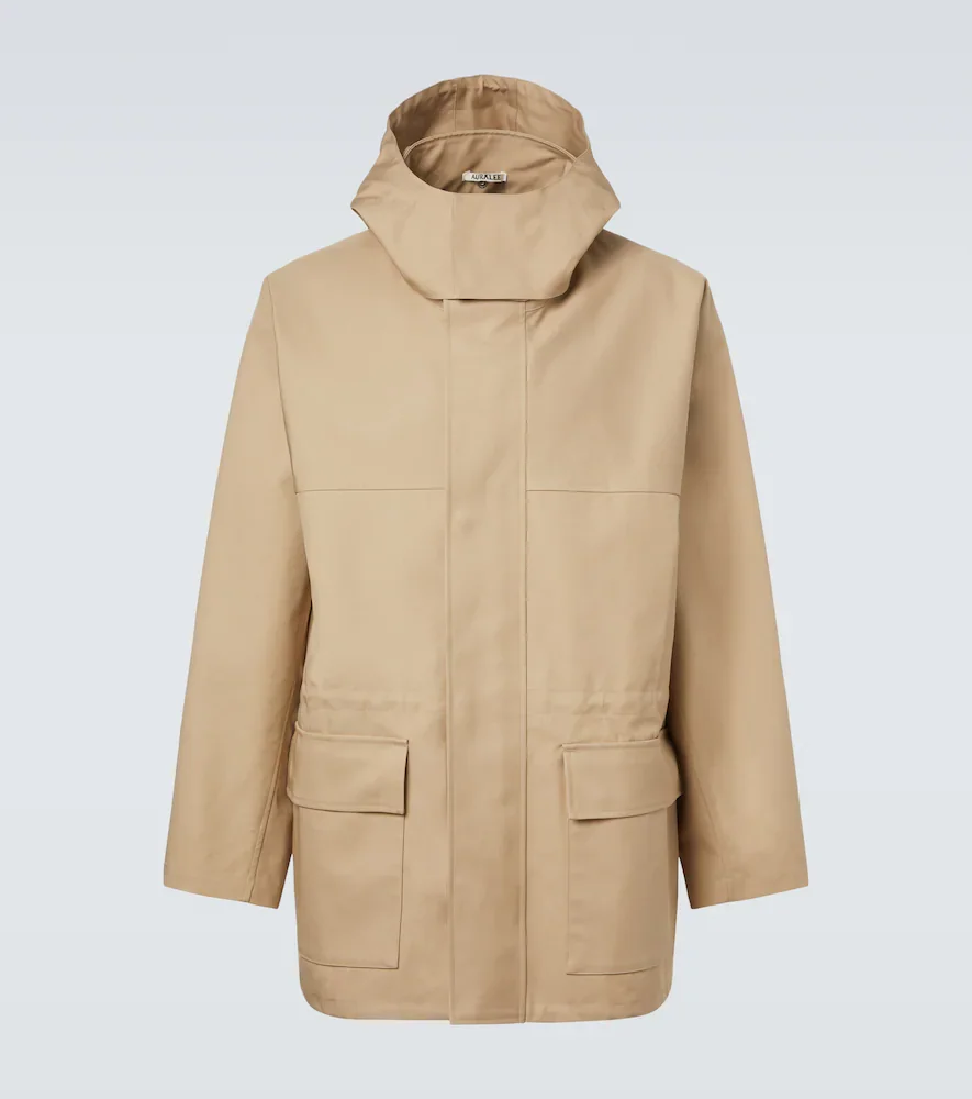 Veste en coton à capuche