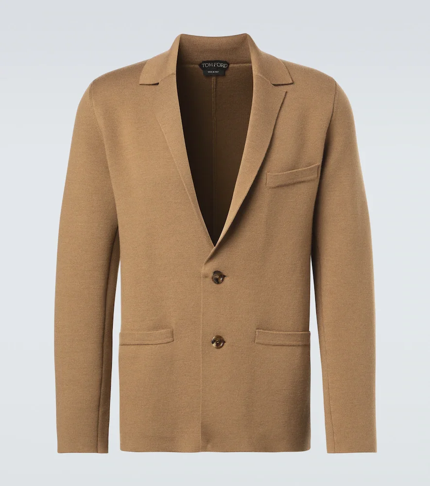 Veste en laine mélangée