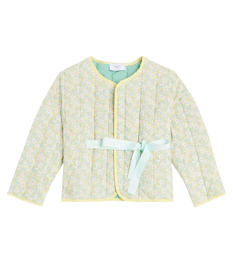 Veste imprimée réversible en coton