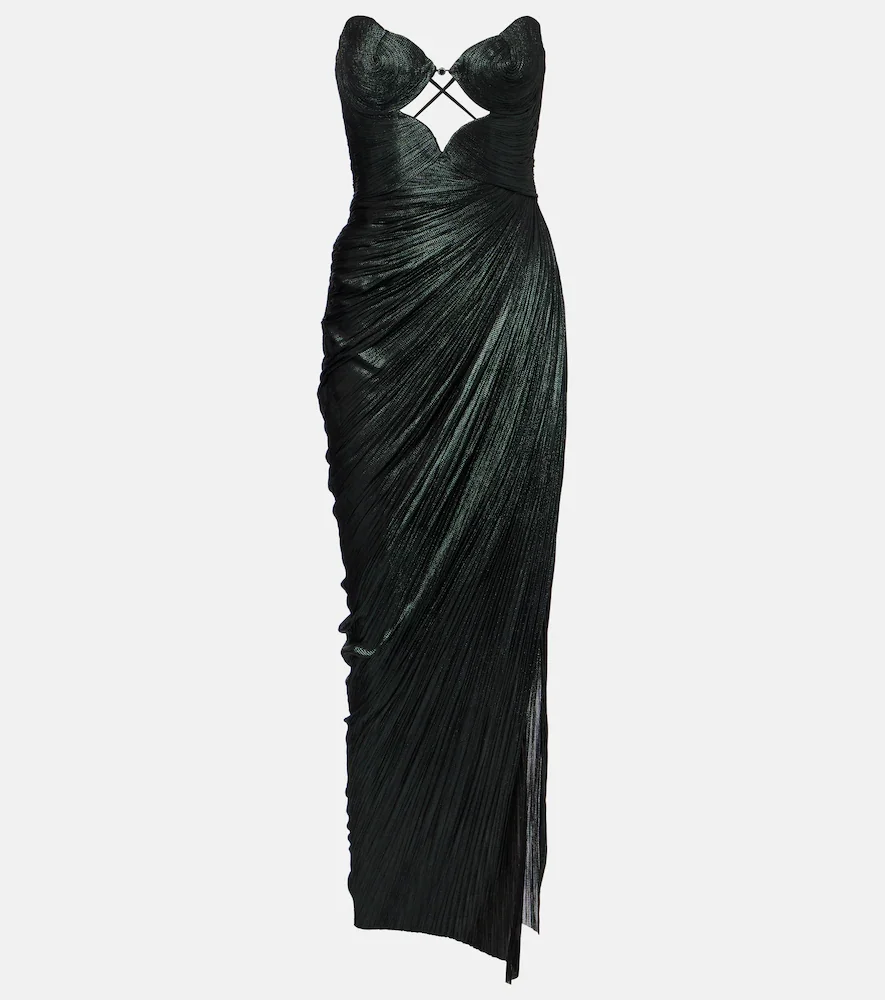 Vestido bustier de fiesta Amisha de tul