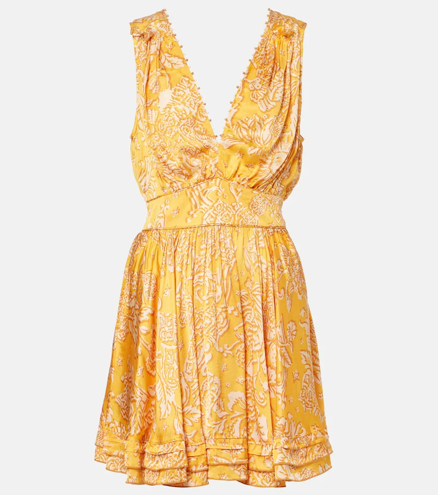 Vestido corto Bessie estampado