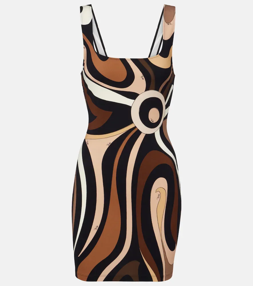 Vestido corto Marmo de jersey