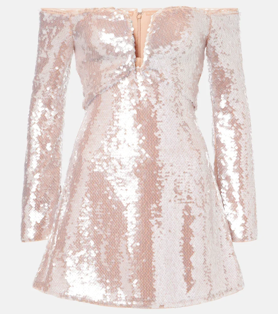 Vestido corto sin tirantes