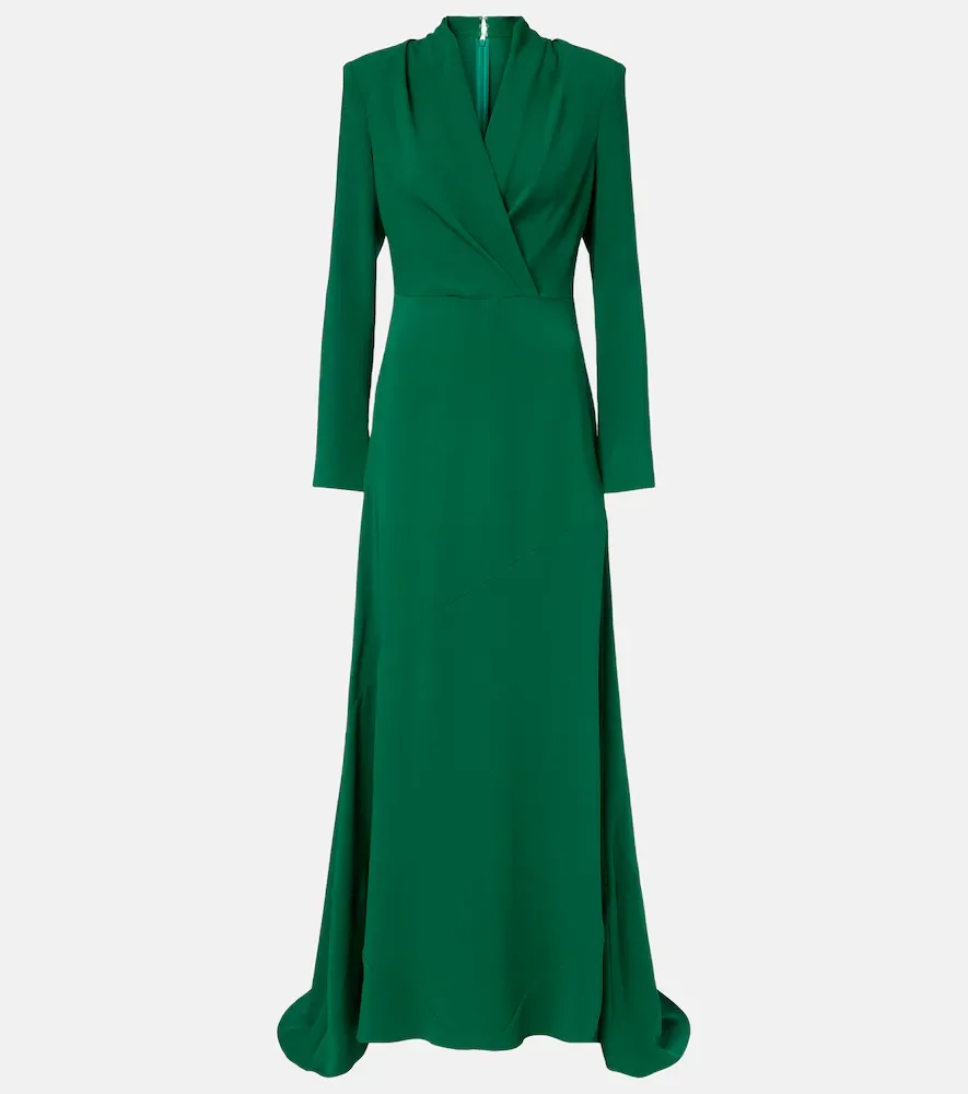 Vestido de cóctel en mezcla de seda