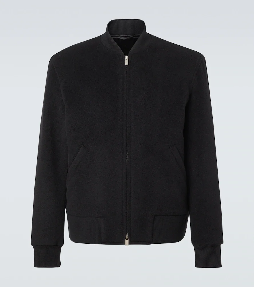 Virgin wool bomber