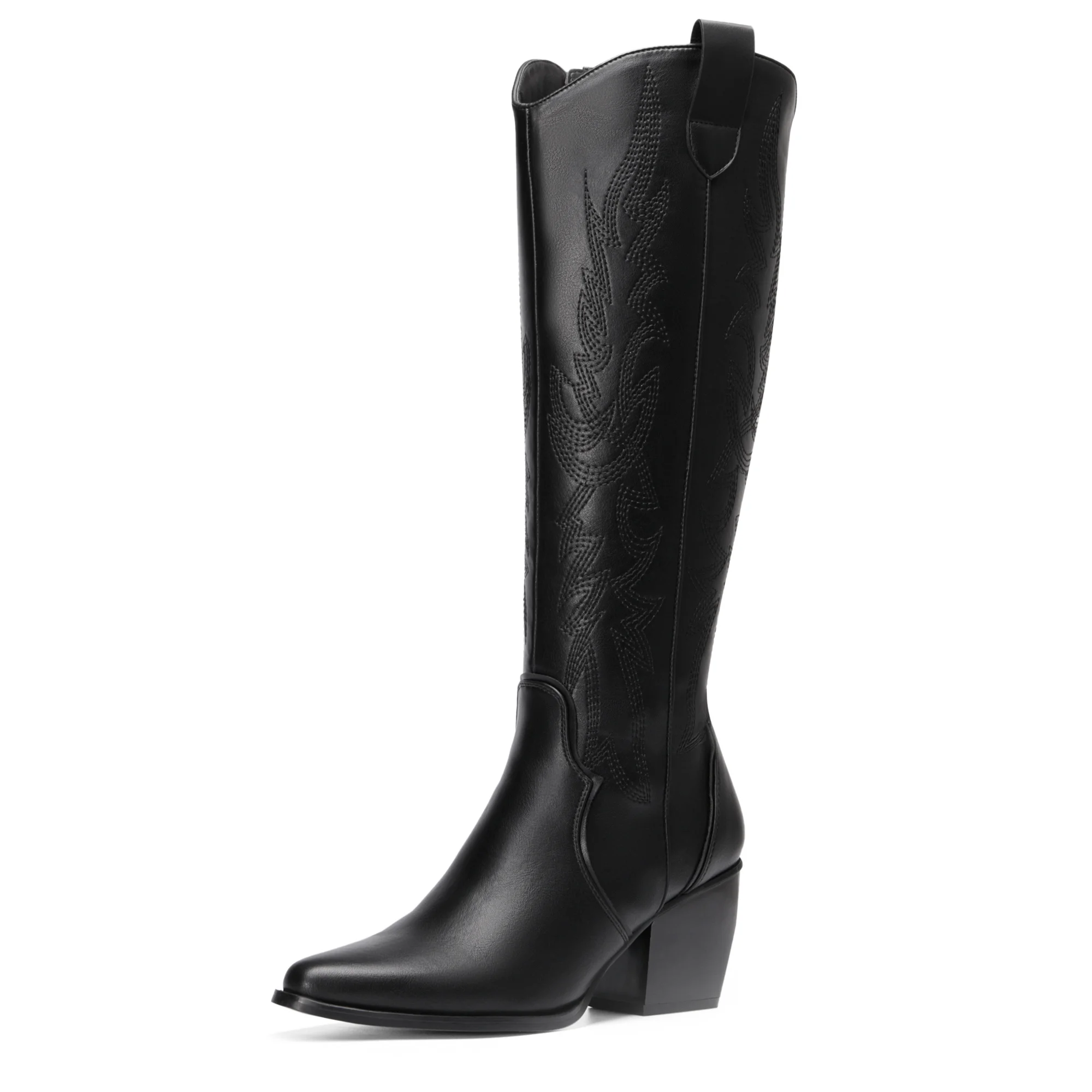 Wide Calf Cowgirl Knee High Boots