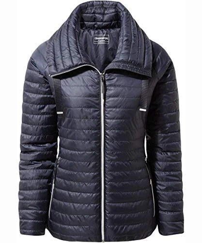 Women Greta Jacket Baffled/Quilted Jackets - Blue Navy, 14
