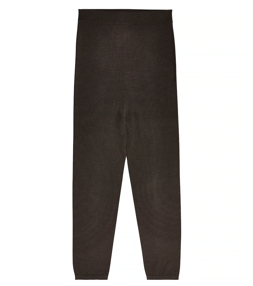 Wool blend leggings