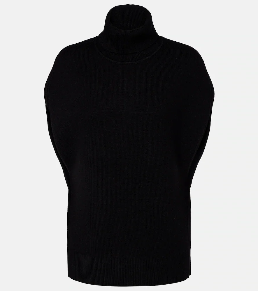 Wool-blend top