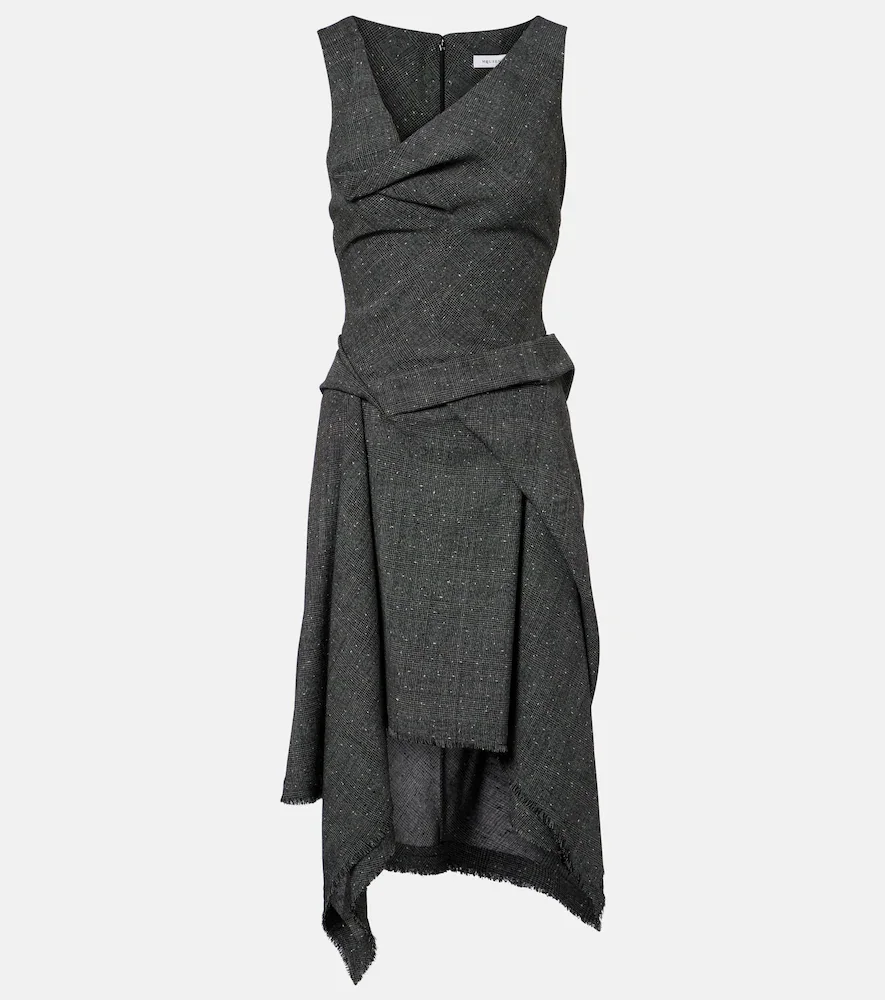Wool midi dress