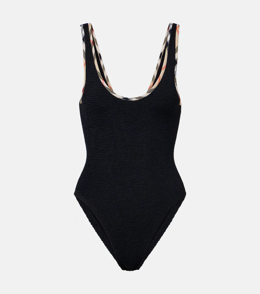 x Hunza G Maillot de bain Faye Burberry Check