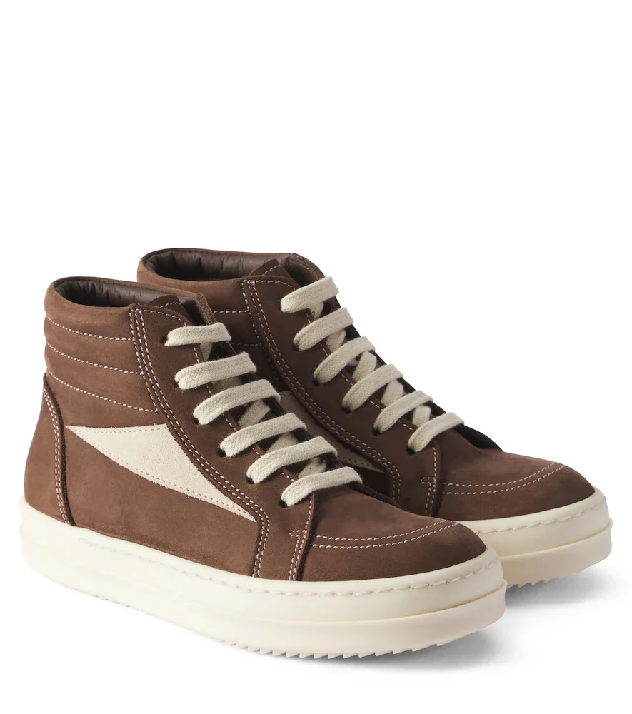 Zapatillas altas Vintage de piel